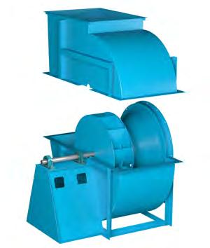 OPTIONAL CONSTRUCTION Split Housing A flanged horizontal split housing is available on the fan s centerline.