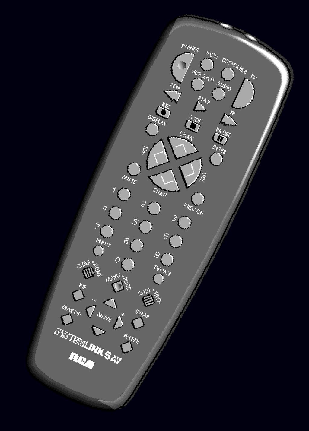 TRCU500 Universal Remote Control TABLE OF CONTENTS This Universal Remote Control is compatible with most models of infrared controlled Televisions, VCRs, Cable Boxes, Satellite Receivers, and Audio