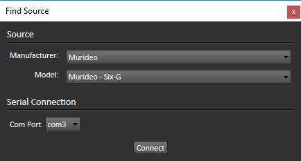 To avoid this error and connect normally, switch the Murideo SIX-G out of its 4K Geometry mode before connecting to CalMAN. 1.