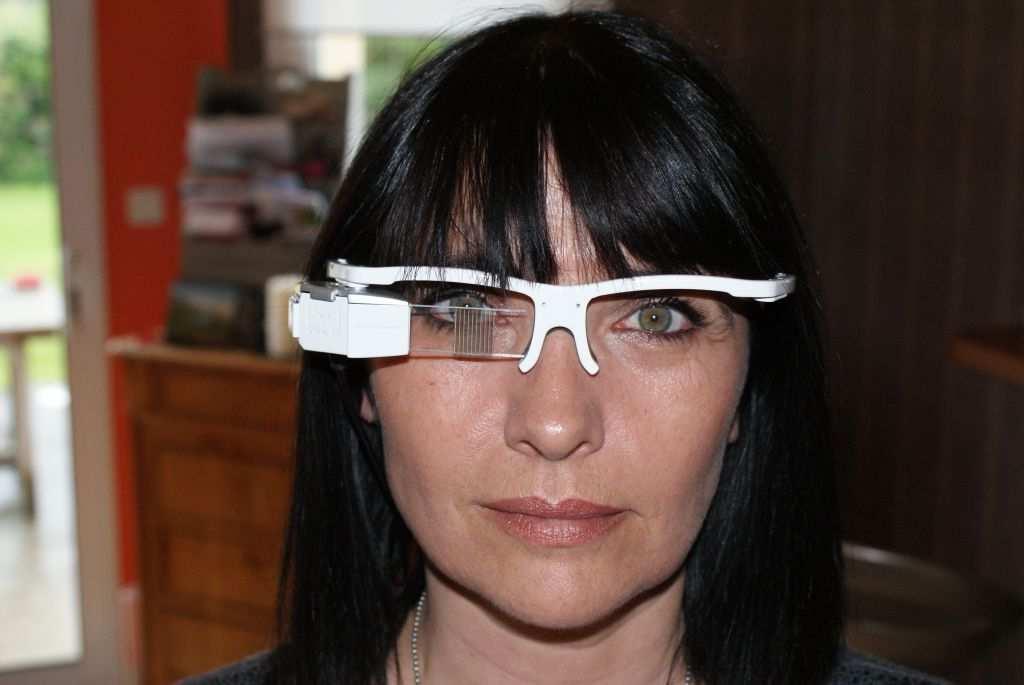 Figure 3 OPTINVENT see-through HMD prototype Yukon completed early stage prototyping and tested