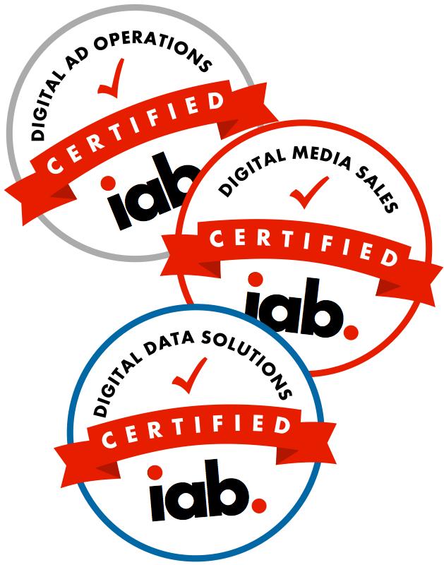 Benefits of IAB Certification Program With employees holding the IAB Certification credential, teams will establish itself as an absolute trusted advisor and market leader in the digital advertising