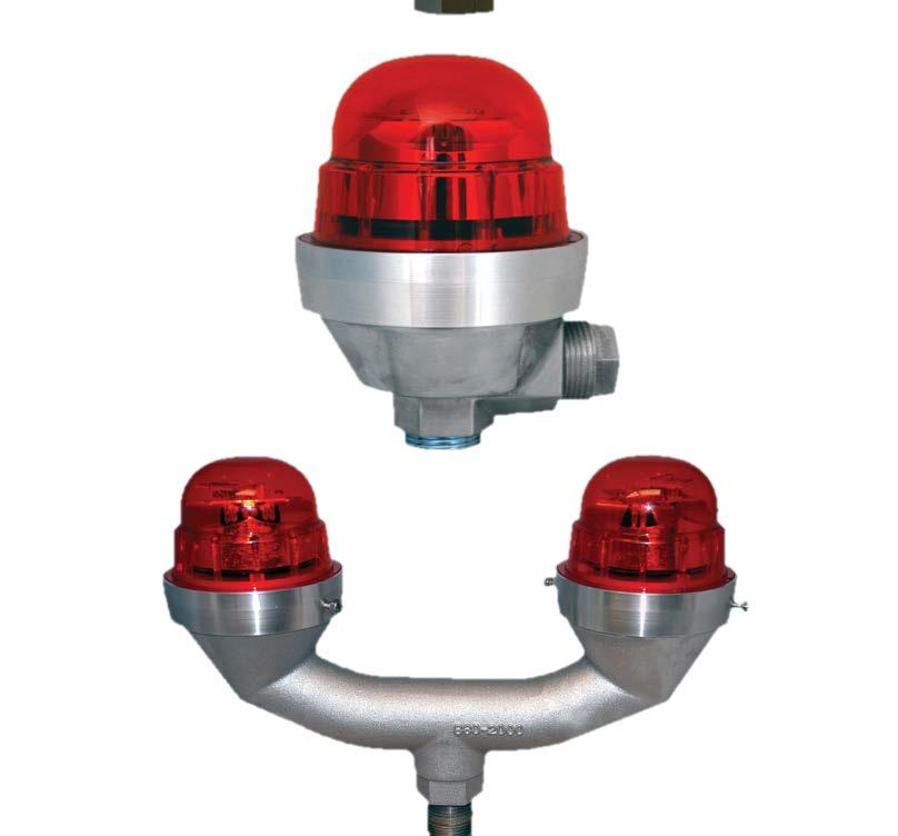 Obstruction Red Beacon Vigilant LED Based Beacon Low Intensity (Red) FAA L-810 / ICAO Low Type B+E Mechanical Information: Weight: Mounting Details: Impact Rating: Protection Rating: Included