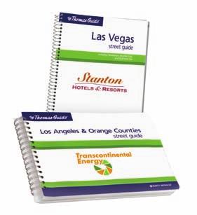 14 ATLASES Standard 4-Color Cover Customization The Thomas Guide Combine your company s name with one of the most recognized brands in the West The most accurate and reliable maps on the market The