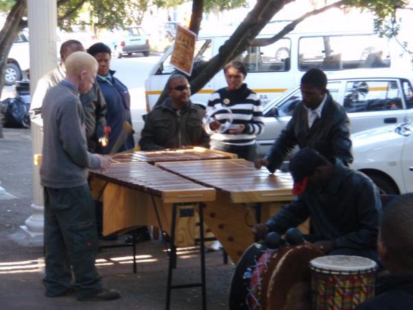 Blind Street Musicians, Grahamstown Grahamstown is also the home of the International Library of International Music (ILAM).