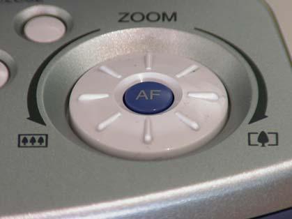 Manual focus is accessed via the Remote Control.