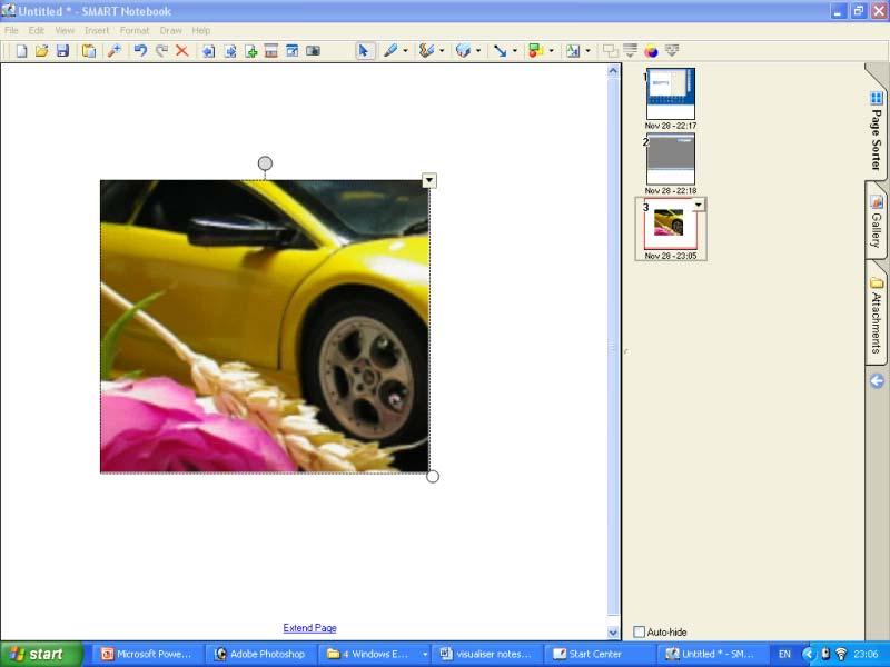 Image Mate for Presentation / IWB Software Alternatively capture image first