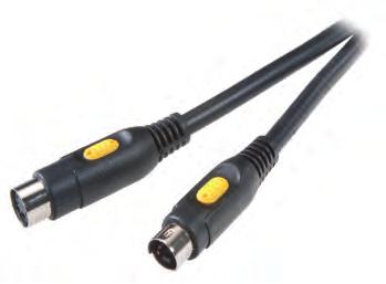 42036 RCA video connection YUV 3x RCA plug <-> 3x RCA plug - For transfer of component signals (YUV) between 2 video equipments with RCA sockets S-VHS 9/137-N 1.
