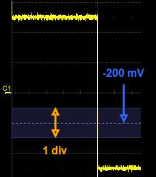 Observe the following when setting Hysteresis: Hysteresis must be larger than the maximum noise spike you wish to ignore.