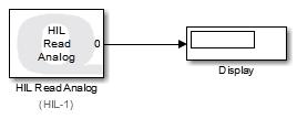 Double-click on your HIL Read Analog block and confirm the channel listed is 0 (this sets it to ADC input 0 as opposed to ADC input 1 on the board). 5.