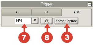 18: Trigger Control Panel Controls