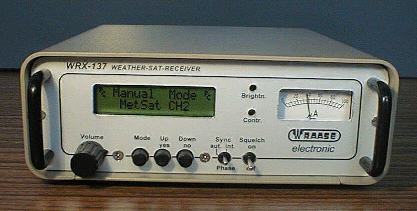 Operating Manual WRX-137 Weather Satellite Receiver WRAASE electronic GmbH, Germany General The WRX-137 weather satellite receiver covers all polar orbiting weather satellites which transmit in the