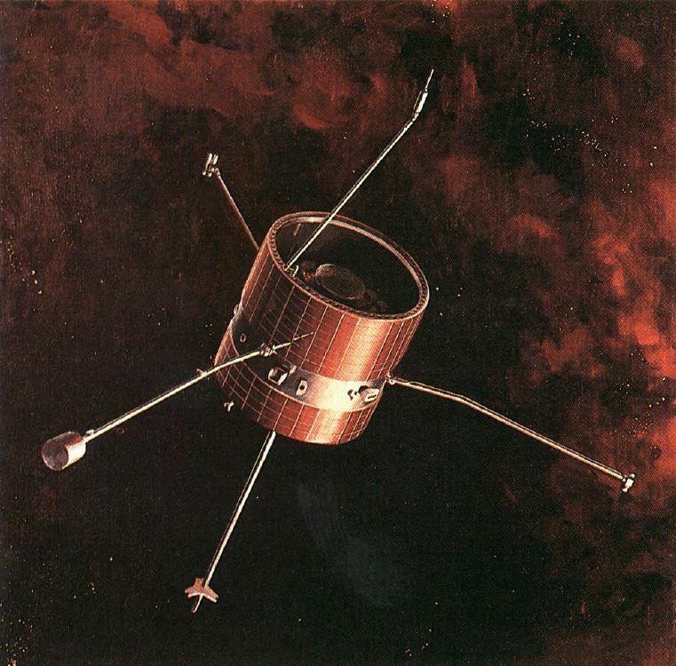A DERRADEIRA ADIVIÑA DE SHANNON 17 Figura 11: A sonda Pioneer 9. Fotografía NASA.