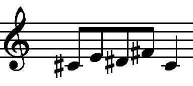 sense of a walking bass-line which creates a tension that exists for the entire performance. Upon first hearing, it may be preferable to hear the pedal as resolving to a walking bass-line.