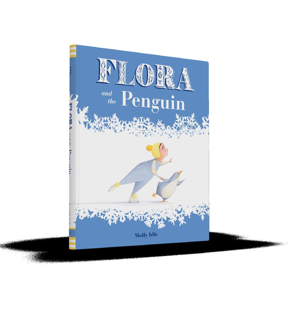 In this frosty follow-up to 2014 Caldecott Honor Book, Flora Flamingo, artist Molly Idle creates an innovative wordless picture book with clever flaps that reveal Flora penguin coming toger, drifting