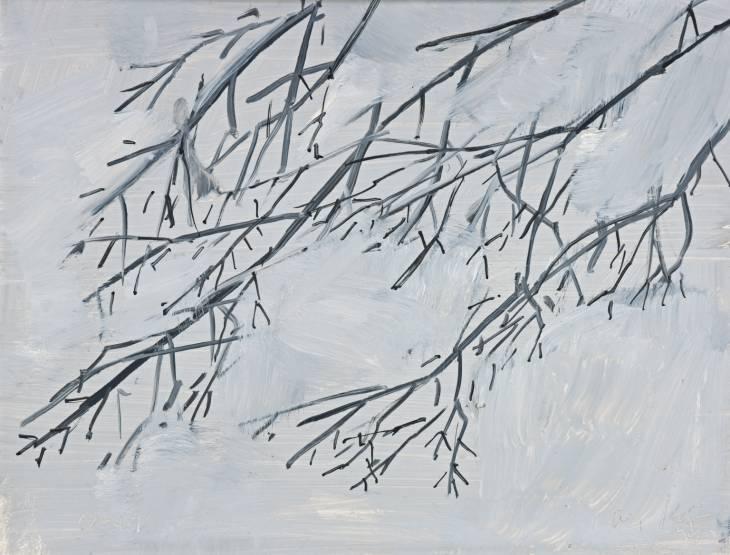 Figure 1. Alex Katz, Winter Branch, 1993, oil paint on hardboard The focus in this thesis is on Twentieth Century art to investigate emotional and cognitive responses to visual art.
