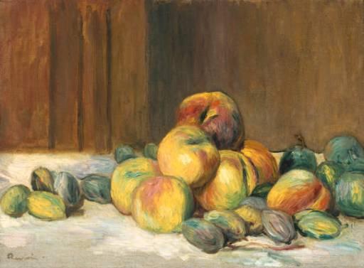 Peaches and Almonds, 191, oil on canvas,