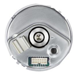 General information Mechanical interface Sendix 5873 Motor-Line Absolute encoder with tapered shaft and robust bearing structure in Safety-Lock design Tapered shaft 10 mm with stator coupling ø 72 mm