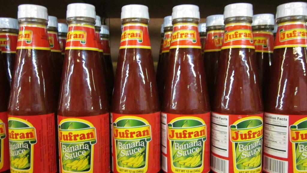 SOURCES Image:Jufran Banana Sauce bottles.