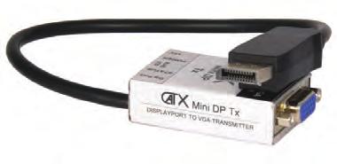Transmitter 8-port Transmitter CatX DP Set DisplayPort to VGA over Cat5 up to 150m CatX DV232 Set VGA and RS232