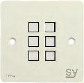 Control KPM-4 / KPM-6 Mini 4 or 6 button Keypad Controllers RB6 Relay Controller KPM4-BW - 4 button UK