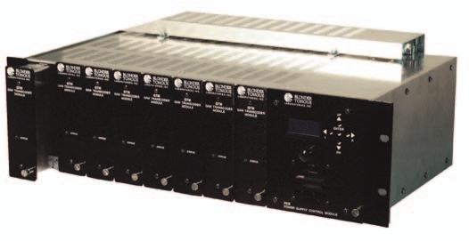 QAM Transcoder QT Series Features & Benefits Modular Design Allows One to Eight Transcoder Modules in a Chassis Utilizing 3 Rack Spaces Fully Agile Output Frequency Range of 54-860 MHz Back-Lit LCD