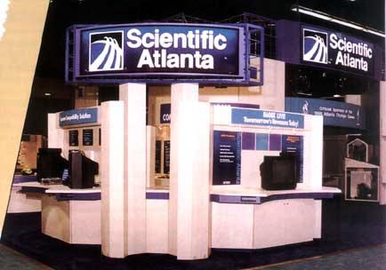 Tradeshows Page 28 The Scientific-Atlanta corporate logo is used in industry trade shows.