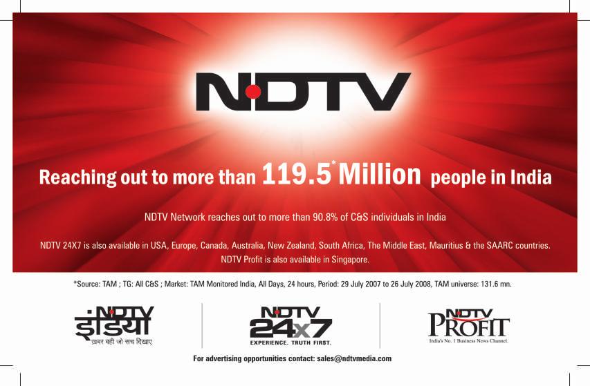 Cover Story 10 11 Cover Story The Numbers Speaketh A quick look at some of the media companies balance sheet of fiscal 2008 that own news channels in various genre. NDTV Net loss of Rs 1.85 billion.