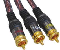 Plugs Right/Left Audio to Triple RCA Plugs Video Audio/Video Triple RCA Plugs Right/Left