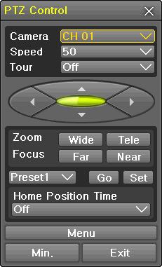 Home Position Time is 1/5/10/User setting(1-60)minutes. Preset?