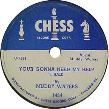 Muddy Waters Your Gonna Need My Help / Sad Letter Blues 1434