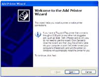 Follow the instructions displayed in the Add Printer Wizard. Changing the Default Printer 1.