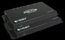 Zektor was one of the earliest adopters of HDBaseT.