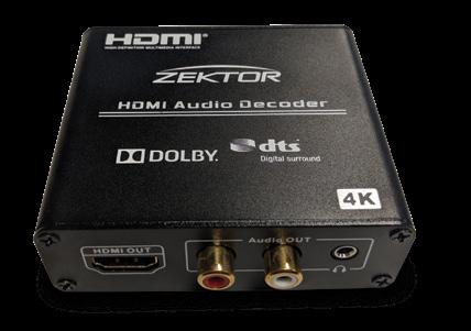 ZDAC Zektor s newest HDMI audio extractor with Dolby Digital 5.1 Downmixng. Cheap audio extractors are just thatcheap.
