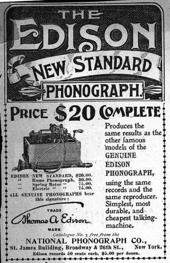 ...I don't want the phonograph sold for amusement purposes, it is not a toy. I want it sold for business purposes only.