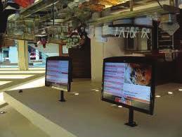 digital media playback Dynamic content with Live HD digital program feed Defining the digital signage floor layout How many display units