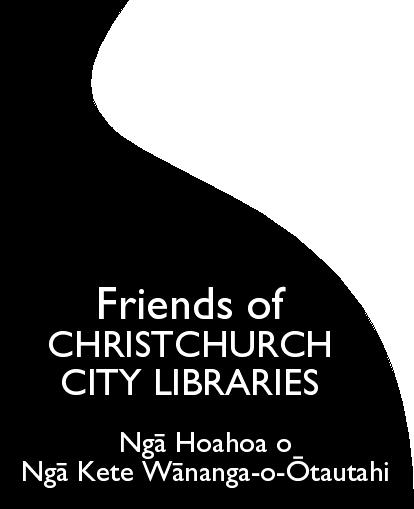 NEWSLETTER Friends of Christchurch City Libraries April 2018 In This Issue: Annual Book Sale AGM Reminder Book Talks Membership Information Contacts Chair: Barbara Clarke 980 8596