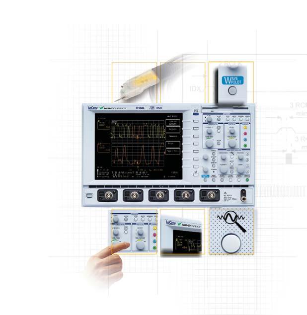 Waverunner LT Oscilloscopes Non-Windows Based DSOs WAVERUNNER OSCILLOSCOPES 3 Waverunner LT oscilloscopes provide all you need to quickly capture, view, and analyze your signals accurately and
