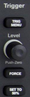 Operator's Manual relative to the center of the screen). The resolution of this control varies depending on the timebase setting. Press to set the horizontal position to zero.