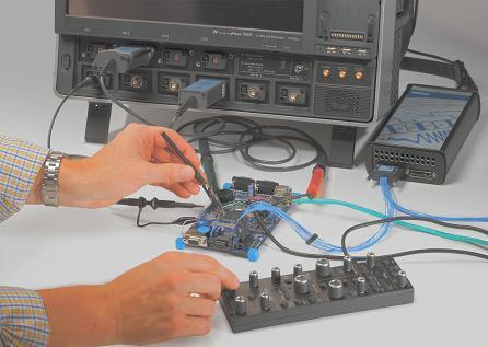 Getting Started Manual Note: The lowest bandwidth oscilloscopes contain only a BNC and perhaps a Probe Ring interface; whereas, the highest bandwidth oscilloscopes may contain every type of probe