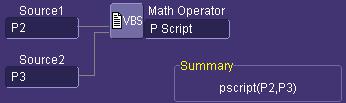 WAVERUNNER XI SERIES Parameter Script Parameter Math In addition to the arithmetic operations, the Parameter Math feature allows you to use VBScript or JavaScript to write your own script