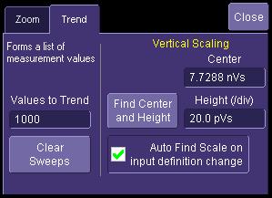 WaveRunner 6000A Series Operator's Manual TRACK VIEWS Creating and Viewing a Trend 1. In the menu bar, touch Measure, then Measure Setup in the drop-down menu. 2.