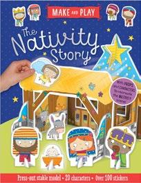 Nativity story with fun activities, including