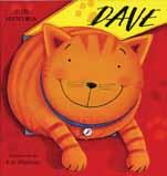 Colouring Book Dave is a fat cat stuck in a cat flap!