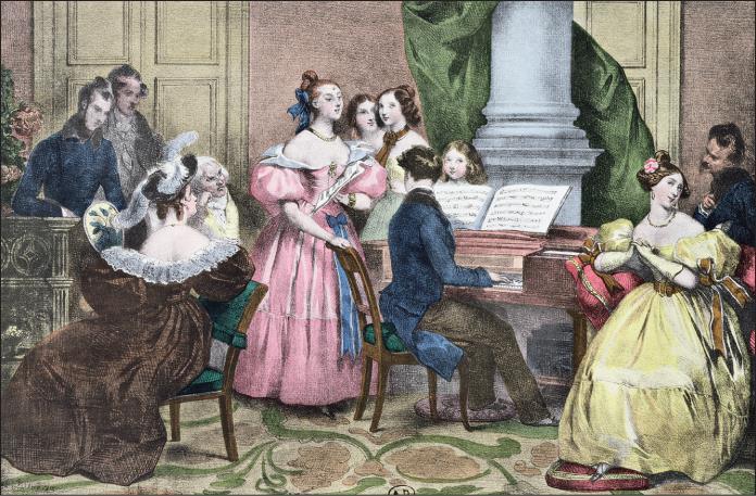 The middle class of the 19 th century 15-20% of Western Europe Music-making at home The piano became larger and more powerful because of the Industrial Revolution The favorite instrument