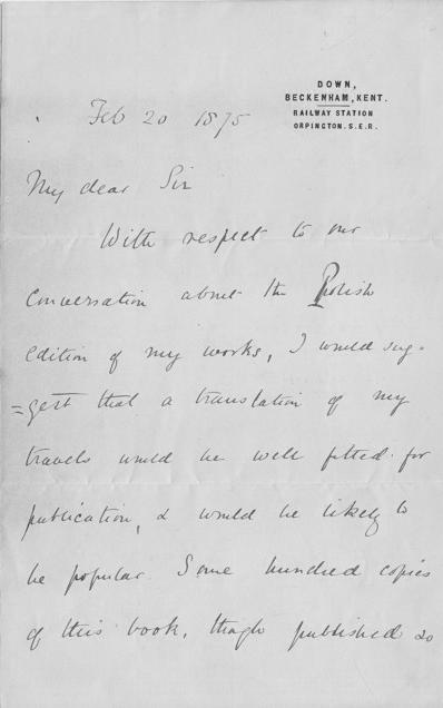 Back of Beyond Books #115. Charles Darwin Autograph Letter Signed #122: Signed Philip R. Goodwin Sketch Books may be held for one week and are subject to prior sale.