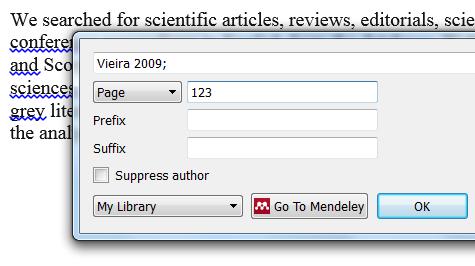 Word and Mendeley edit in-text citations 1