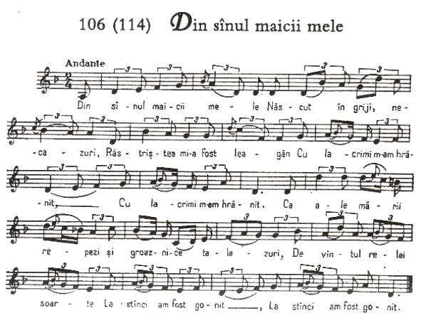 Artes. Journal of Musicology revolution of 1848. After a century and a half this song became the Romanian national anthem. (Sîlea, 2006, p. 35) 2.1. The Hymn Awaken, Romanian! (Deșteaptă-te, române!