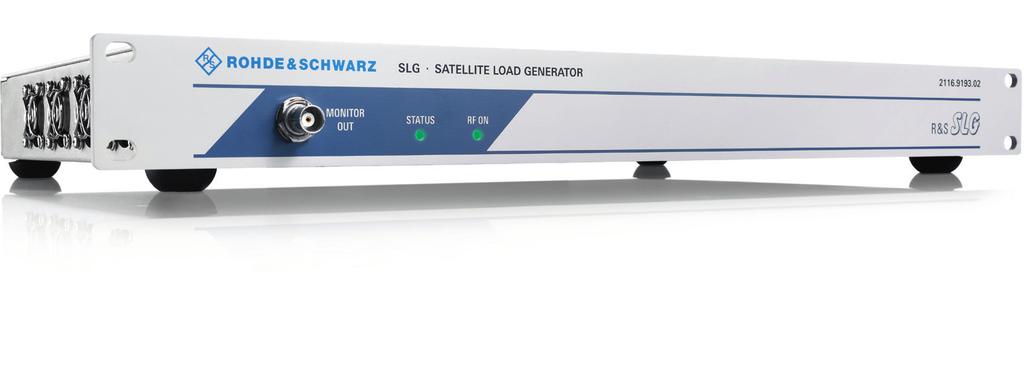 R&S SLG Satellite Load Generator Multichannel digital satellite TV modulator Product