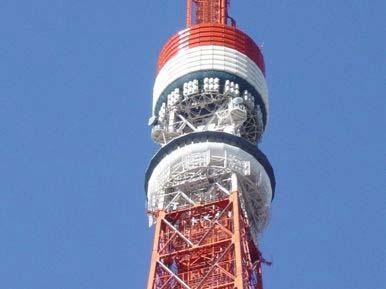 Antennas(2) Vacancy zone is around 250mH of Tokyo tower, There