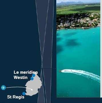 Regis Mauritius + 3 Nights Westin Turtle Bay (without inter hotel transfer) L/S $6600 $7200 H/S $7700 $8300 2 Nights Le Meridien Ile Maurice + 3 Nights St.